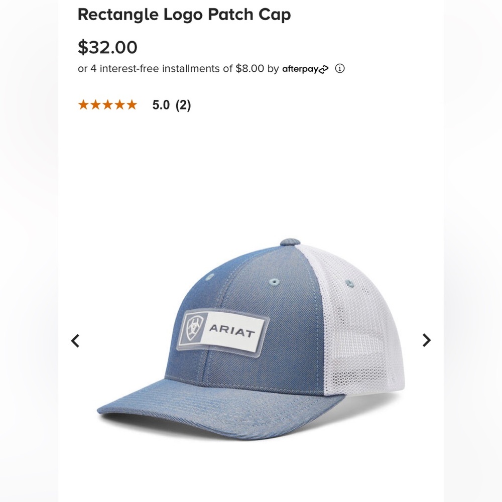 ARIAT hat , like new (without tags )…. This hat HAS been worn very few times🤍